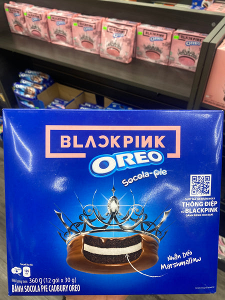 Black Pink Oreo Socola Pie