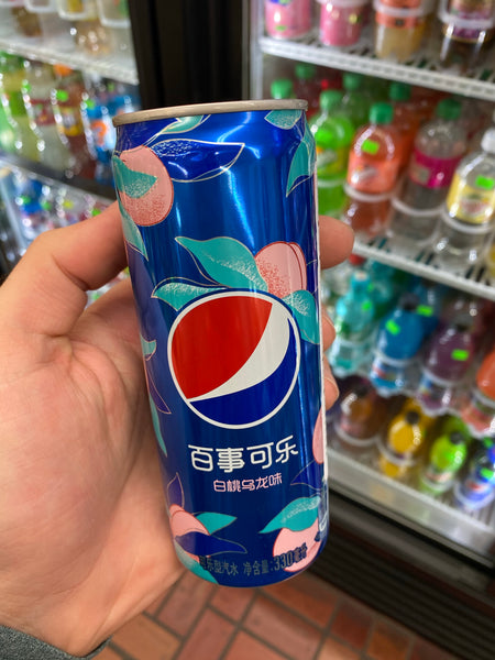 Pepsi White Peach Can