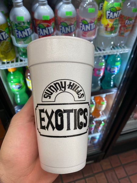 Sunny Hills Exotics Styrofoam Cup