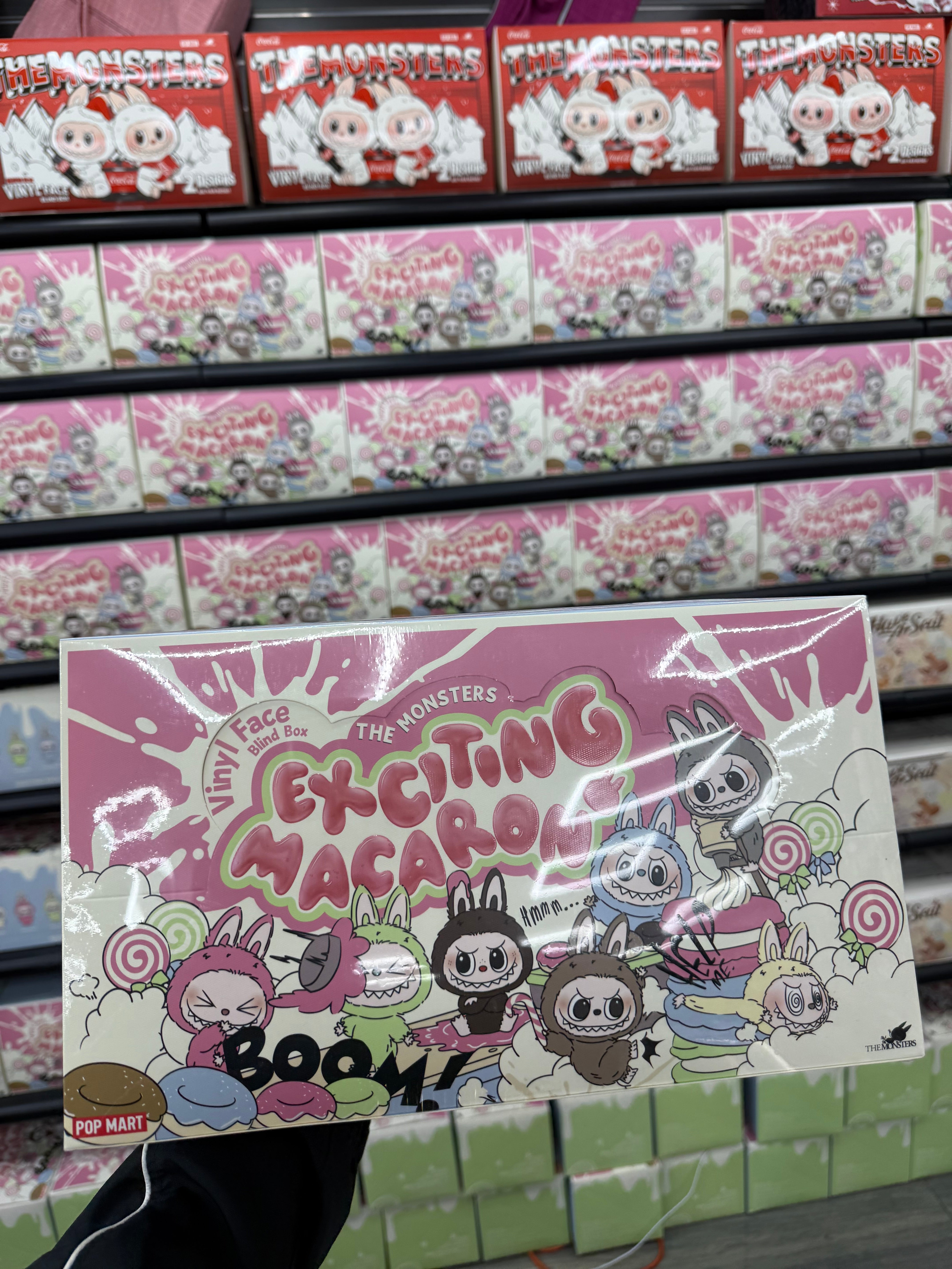 正規品【SeaSaltCoconut】ラブブ Exciting Macaron THE MONSTERS - Tasty Macarons Vinyl Face Blind Box | Blind