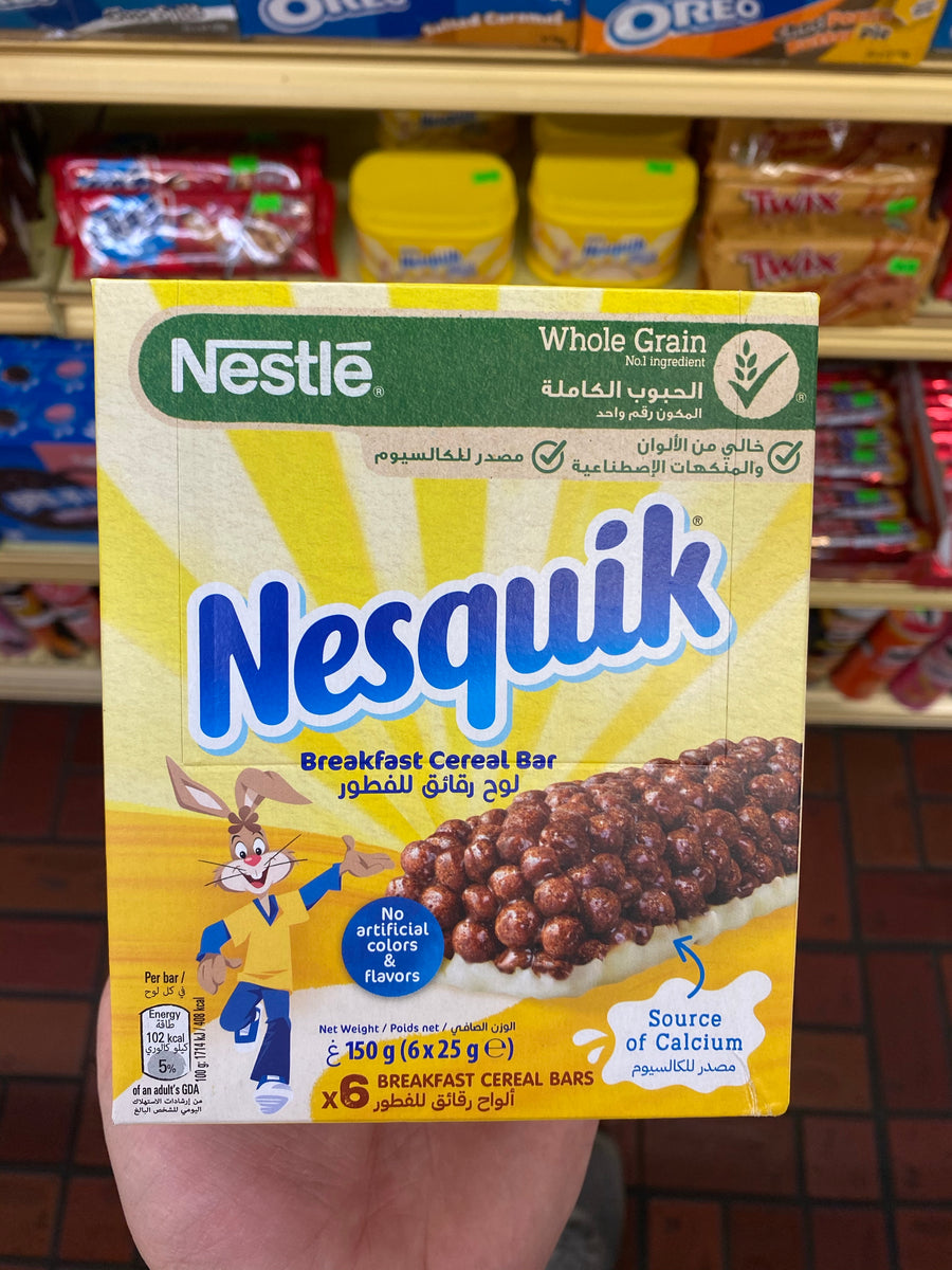 Nesquik Breakfast Cereal Bar Sunny Hills Exotics