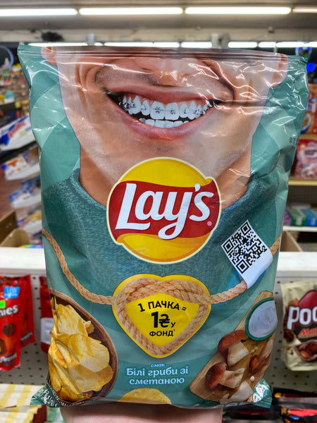 Lays Mushroom Sour Cream